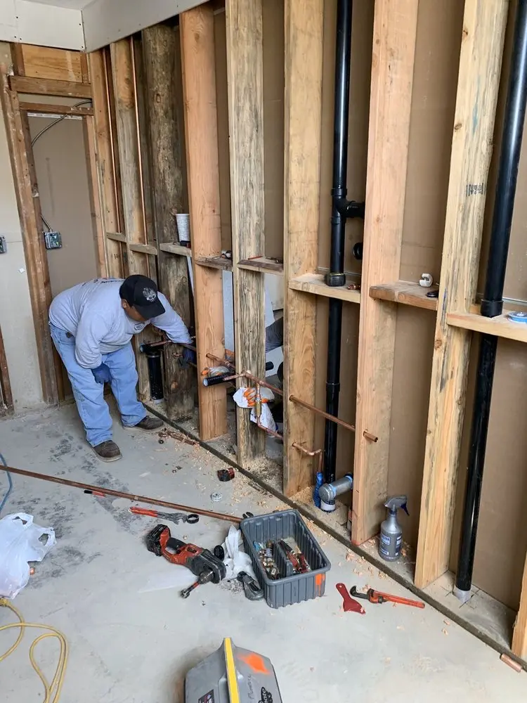 Commercial rough-in plumbing for Water Heater Replacement in Wesley Chapel